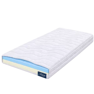 Duo topdekmatras 10 cm – traagschuim & koudschuim