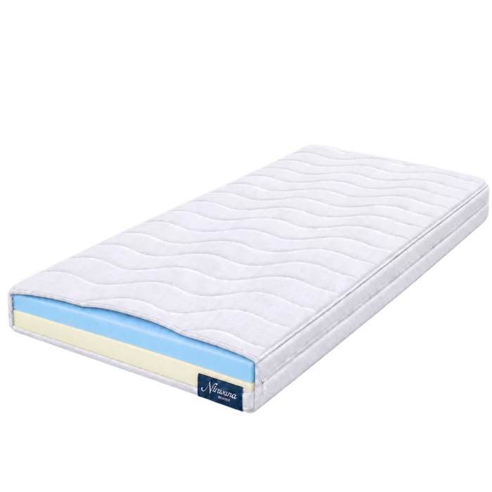 Duo topdekmatras 10 cm – traagschuim & koudschuim – foto 1