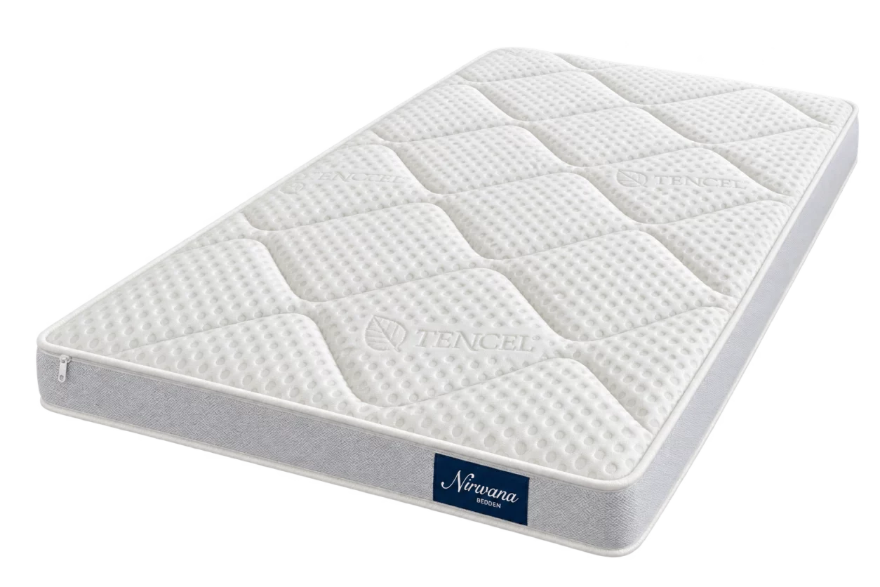 Duo topdekmatras 10 cm – traagschuim & koudschuim – Tencel hoes